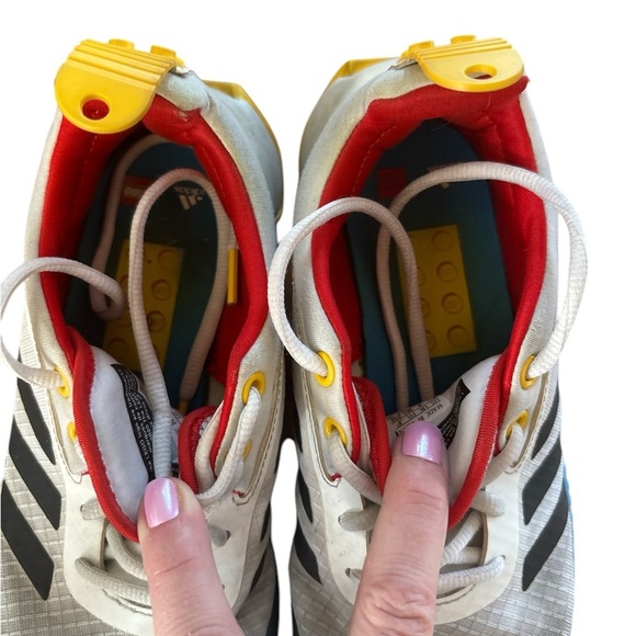 Adidas Lego J Sport Sneakers Big Kid White Cloud FX2867 Running Athletic - Picture 4 of 5